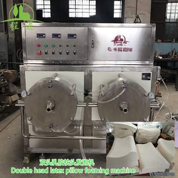 Wenzhou customers successfully customized a latex foaming machine